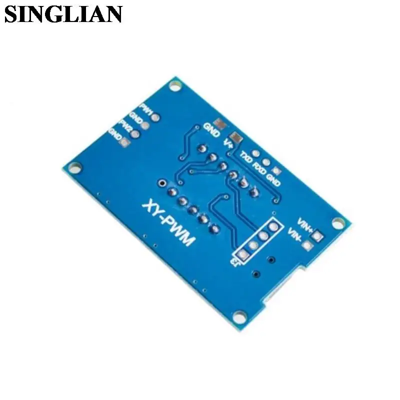 2-way PWM Pulse Frequency Duty Cycle Adjustable Module Square Wave Rectangular Wave Signal Generator Stepping Motor Drive Module