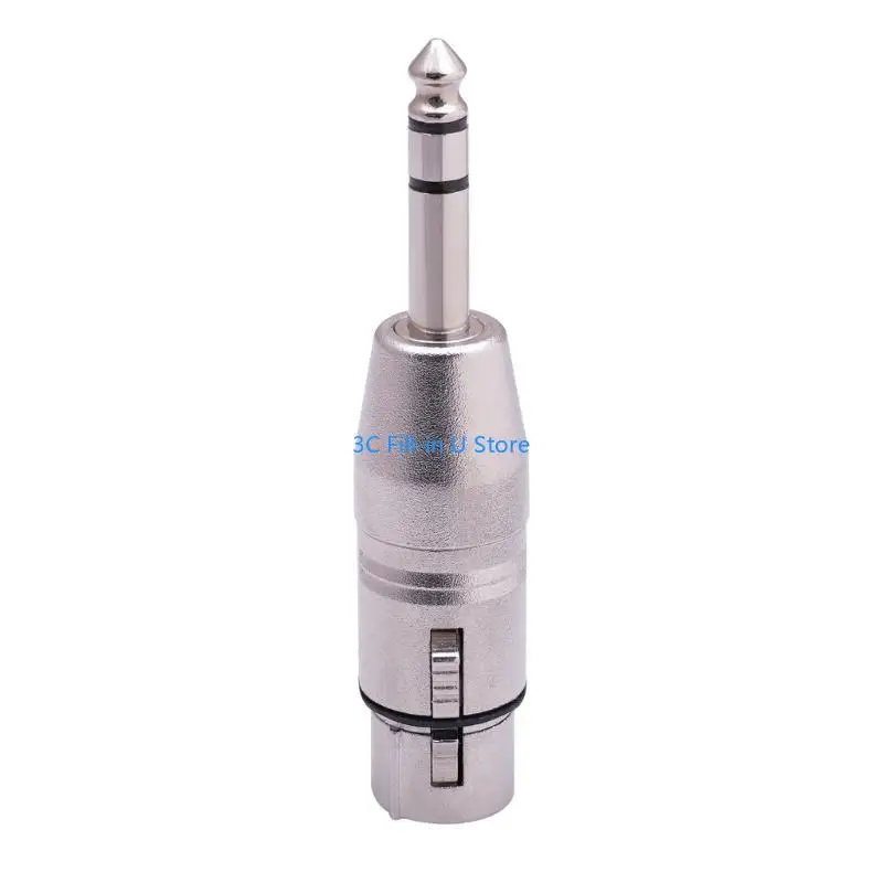 G8TA 1/4 TS Stereo to XLR Female Connector Quarter Inch to XLR Adapter for Mic