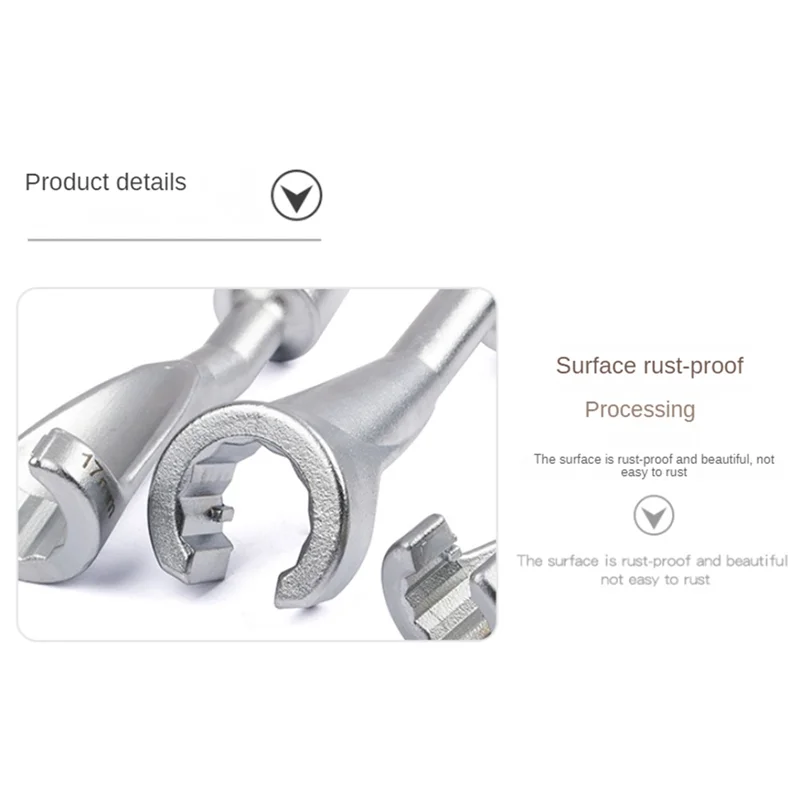 

For BMW VW MERCEDES BENZ Fuel Injector Line Injection Sleeve Kit Sensor Wrench 14 17 19Mm Open End SK1856,3PCS