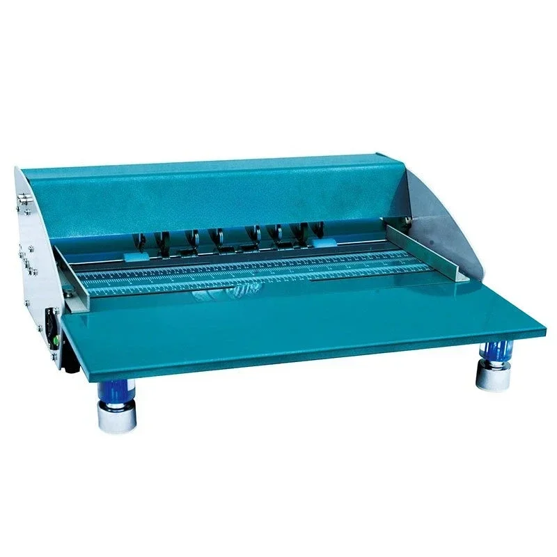 Cardboard cover folding indentation machine, pressing line dotted line hitting long rice line slitting electric indentation