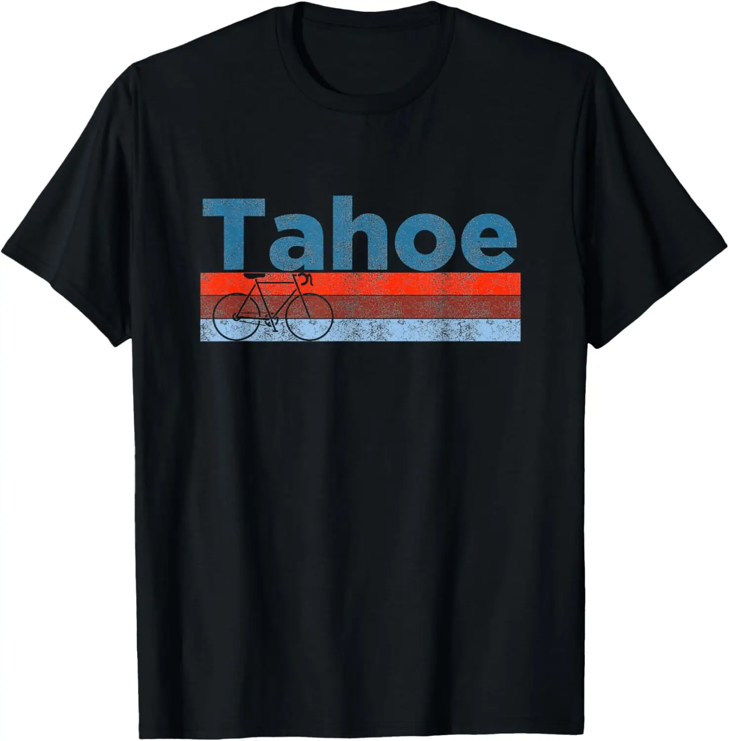 Camiseta retro desgastada de California - Lake Tahoe