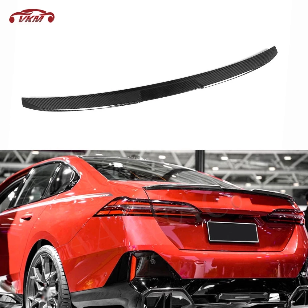 

Carbon Fiber Rear Trunk Lip Spoiler for BMW 5 Series G60 G68 4 Door M Sport 2024+FRP Rear Boot Spoiler Body kits Car Accessories