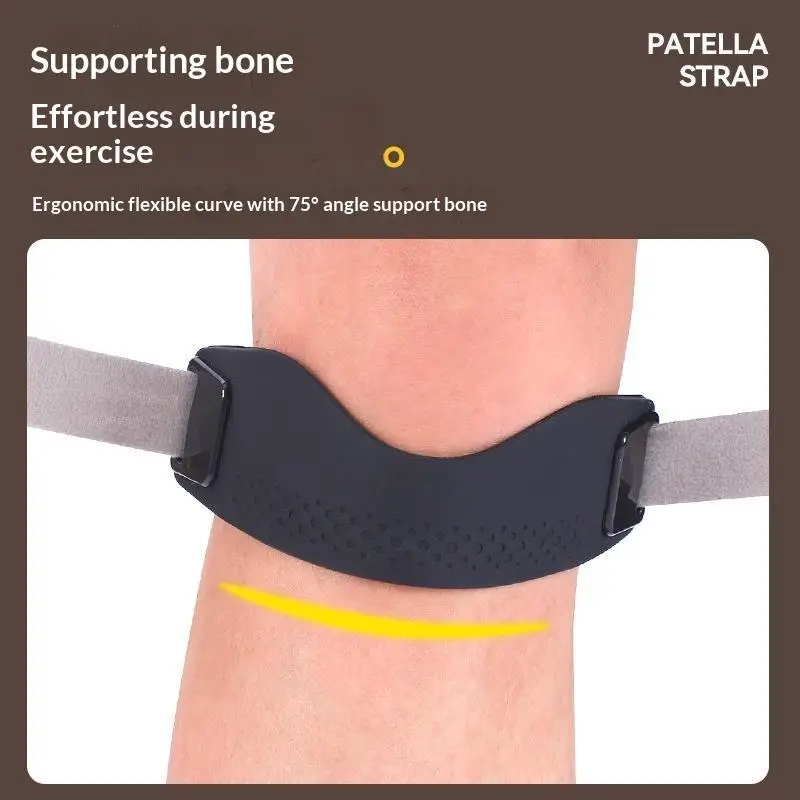 Adjustable Silicone Knee Support Strap Patellar Tendon Brace For Running Tennis Jumpers Knee Men Women