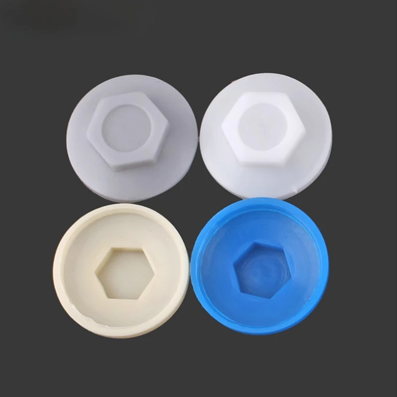 

Outer Hexagonal Drilling Screw Waterproof Cap Color Steel Tile Screw Cap Self-Drilling Self-Tapping Nut Plastic Cap