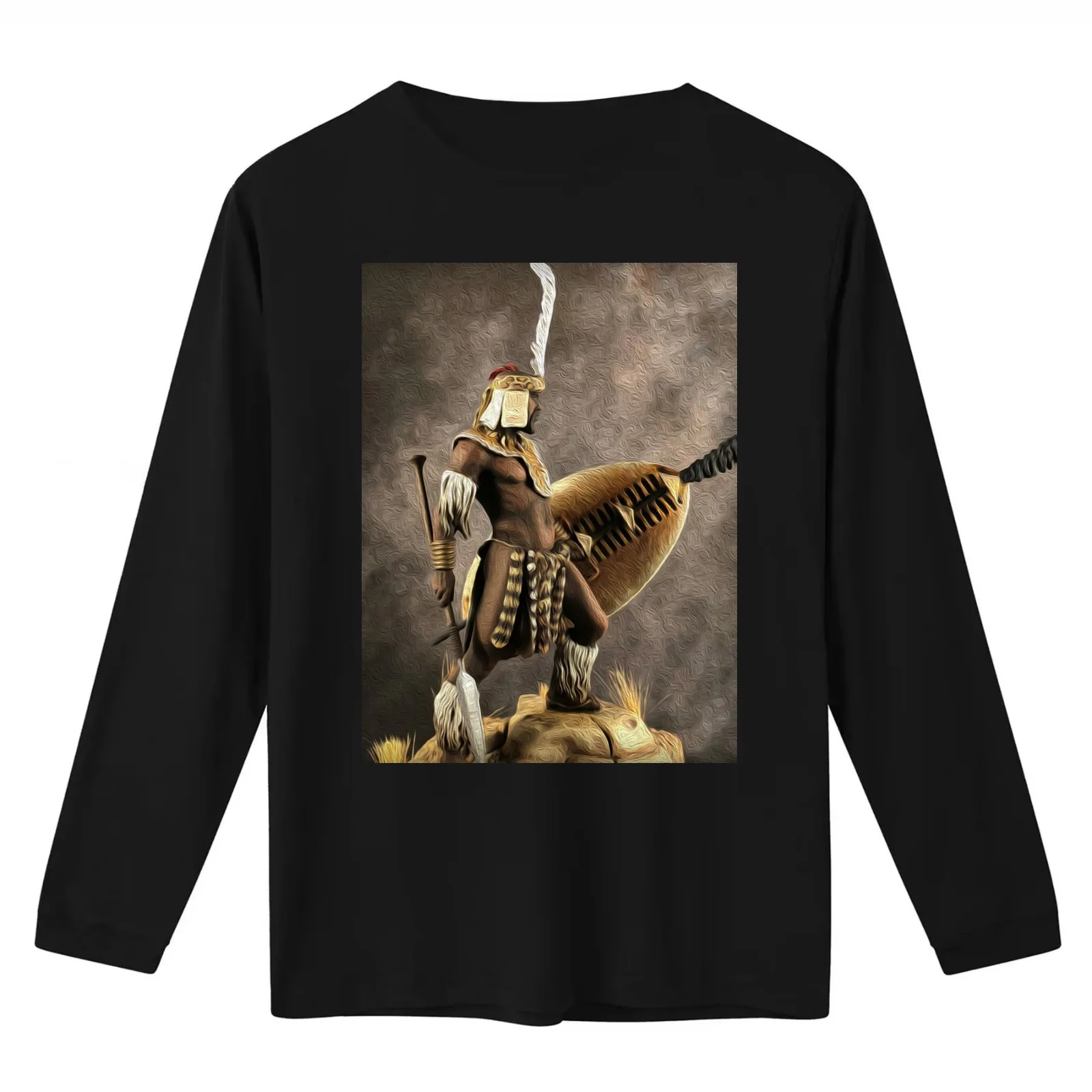 ZULU KING SHAKA ZULU T-Shirt Summer Casual Cotton Tee Oversized Streetwear Tops Vintage Graphic Print Loose Fit Short Sleeve