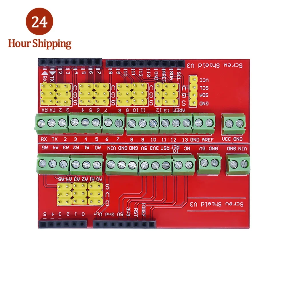 Screw Shield V1 terminal V3 expansion board is compatible UNO R3 Interactive Media Moudle for arduino