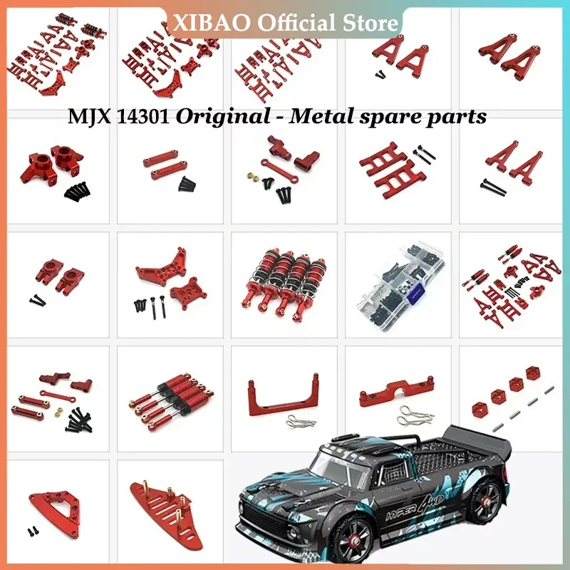 

For MJX Hyper Go 1/14 RC 14301 14302 14301 Car Metal Seering Assembly Steering BLOCK Rear Hubs Etc. Upgrades Parts Accessories