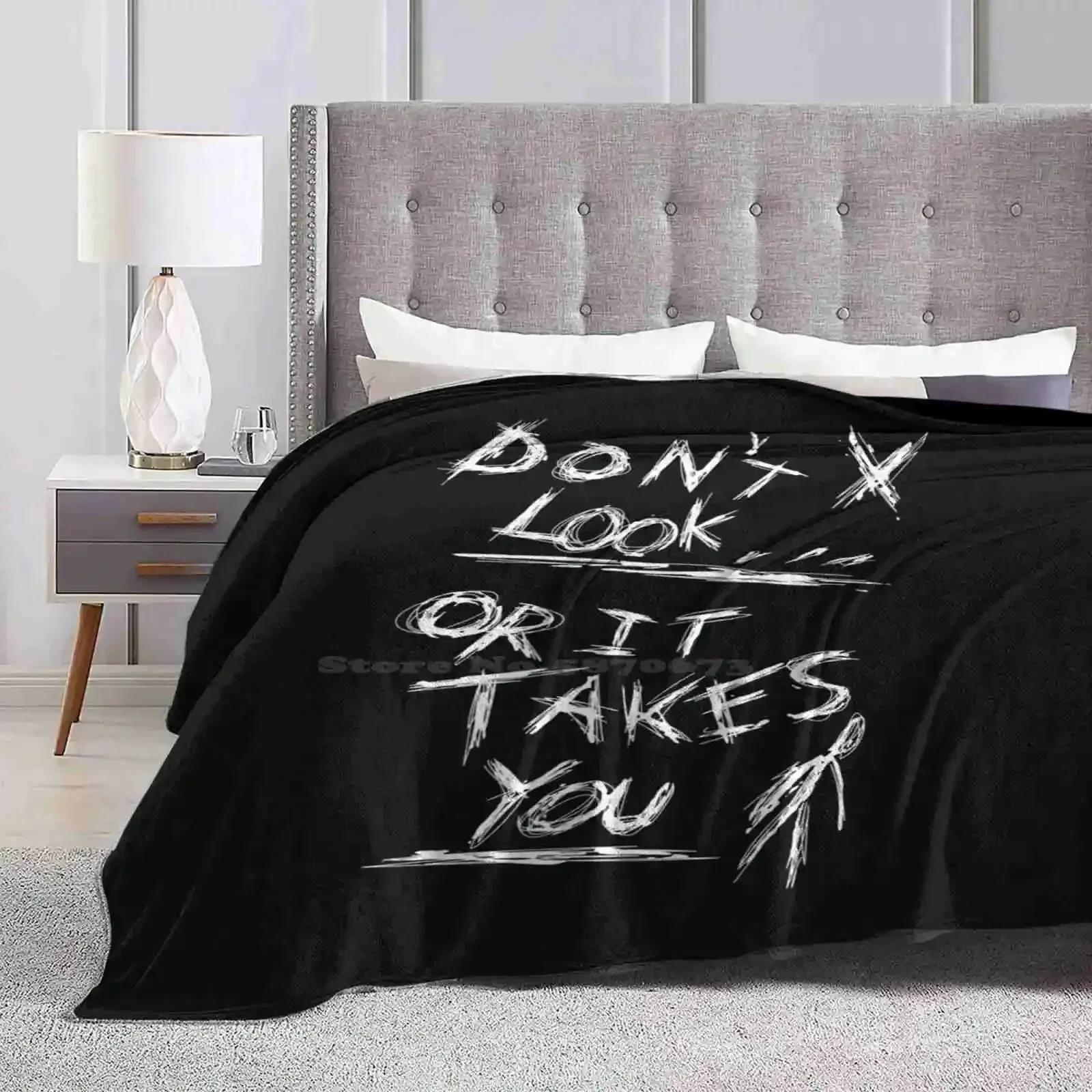 Slenderman Pages-Don't LookHot Sale Printing High Qiality Warm Flannel Blanket Slenderman Creepypasta Jeff
