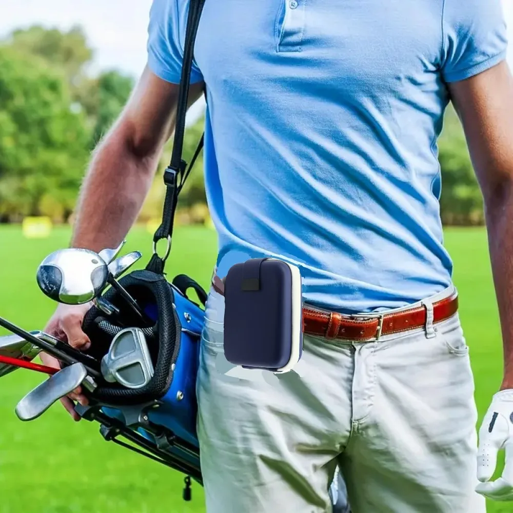 Golf Bag Golf Rangefinder Organizer Portable Golf PU Rangefinder Pouch Instrument Shockproof Golf Portable Waist Packs