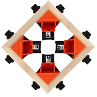 4Pcs 90 Degree Angle Clamps Woodworking Corner Clip Quick Adjustable Hand Tools Furniture Fixing Right Angle Fixer Tools