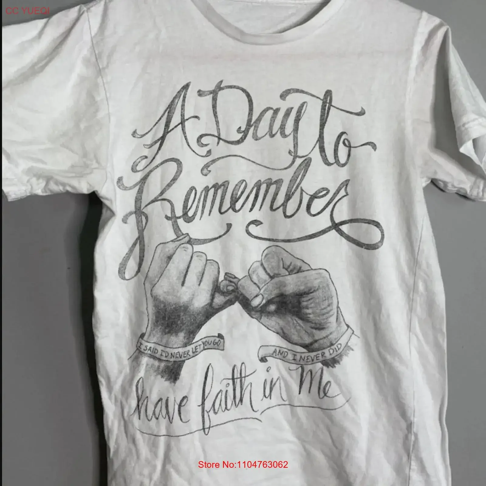 A Day To Remember Have Faith In Me T shirt size S 5XL vintage Washed Top For Everyday Wear Slightly Soft graphic Stretched