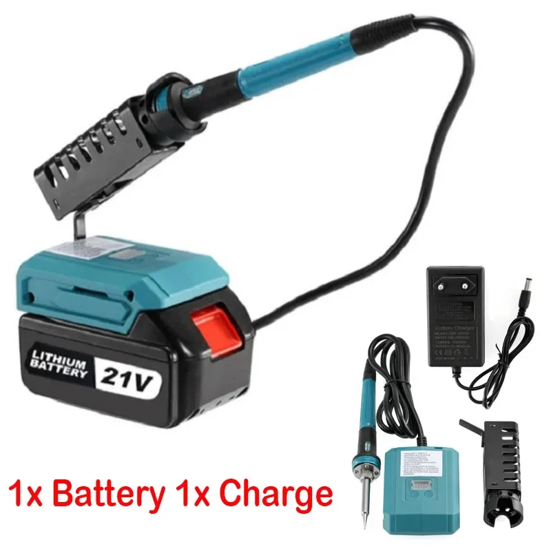 

20V Rechargeable Soldering Iron 936 Head Inner Heat Fast Heating Soldering Iron Charging Tool wiht Makita battery