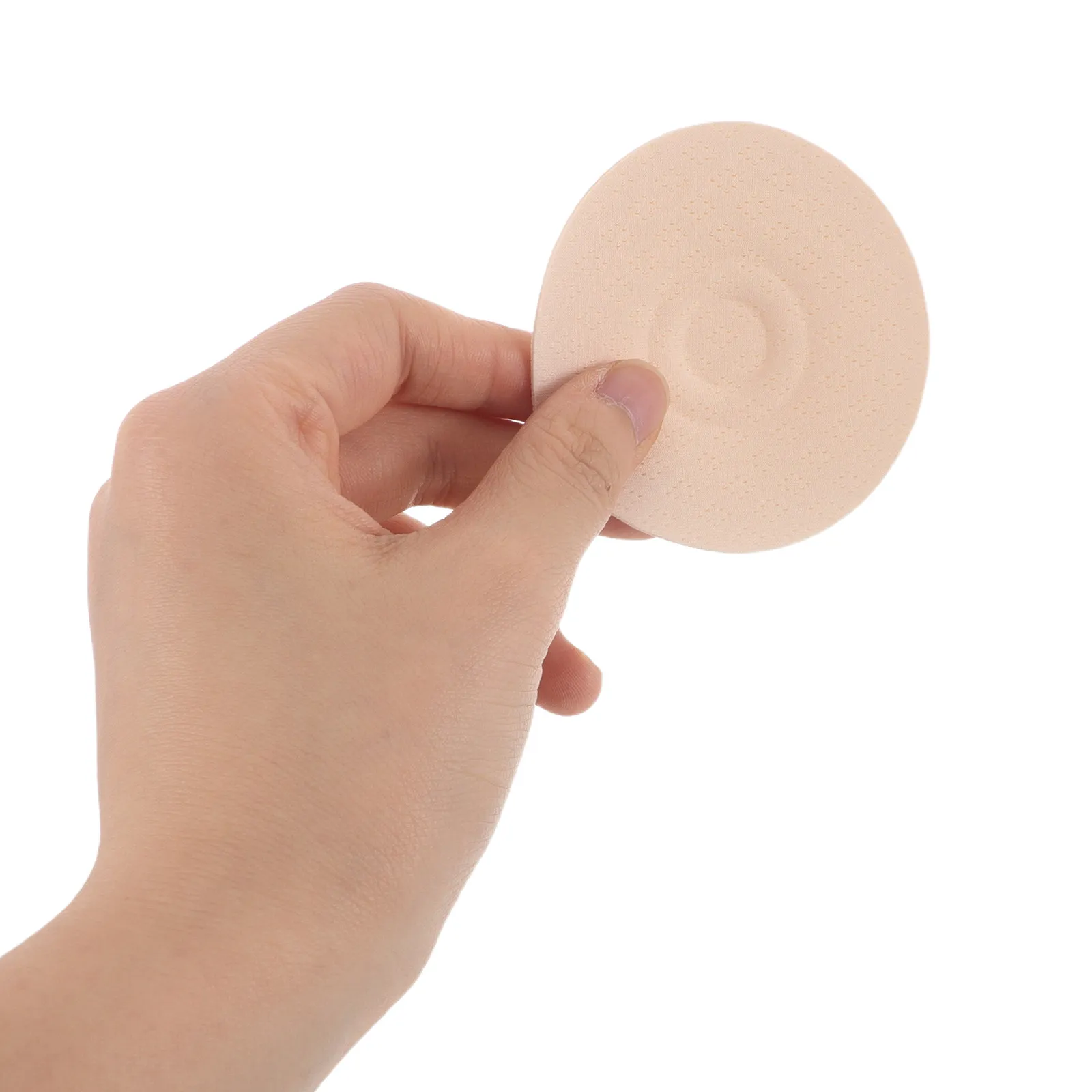 4Pairs Invisible Nipple Covers Breathable Non Adhesive Full Coverage Seamless Skin Tone Thick Reusable Protectors Nude Cotton