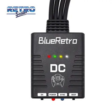 RetroScaler BlueRetro Wireless Controller Adapter For SEGA DreamCast Console to PS3 PS4 PS5 8bitdo Switch Pro WiiU Controller