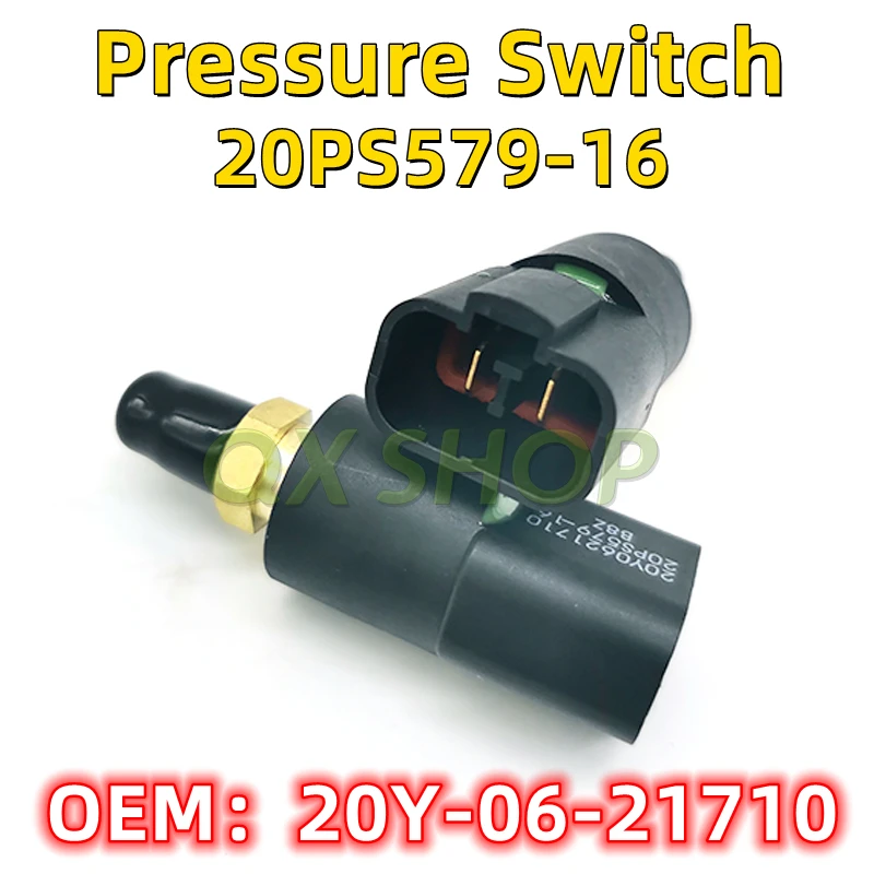 

20Y-06-21710 20Y0621710 Digger Part PC120-6 PC200-6 PC220/300/350-6 Pressure Switch Sensor 20PS579-16 For Komatsu Excavator