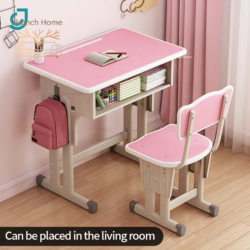 Primary School Classroom Furniture Wood Student Desk and Chair for Student Study Table With Chairs