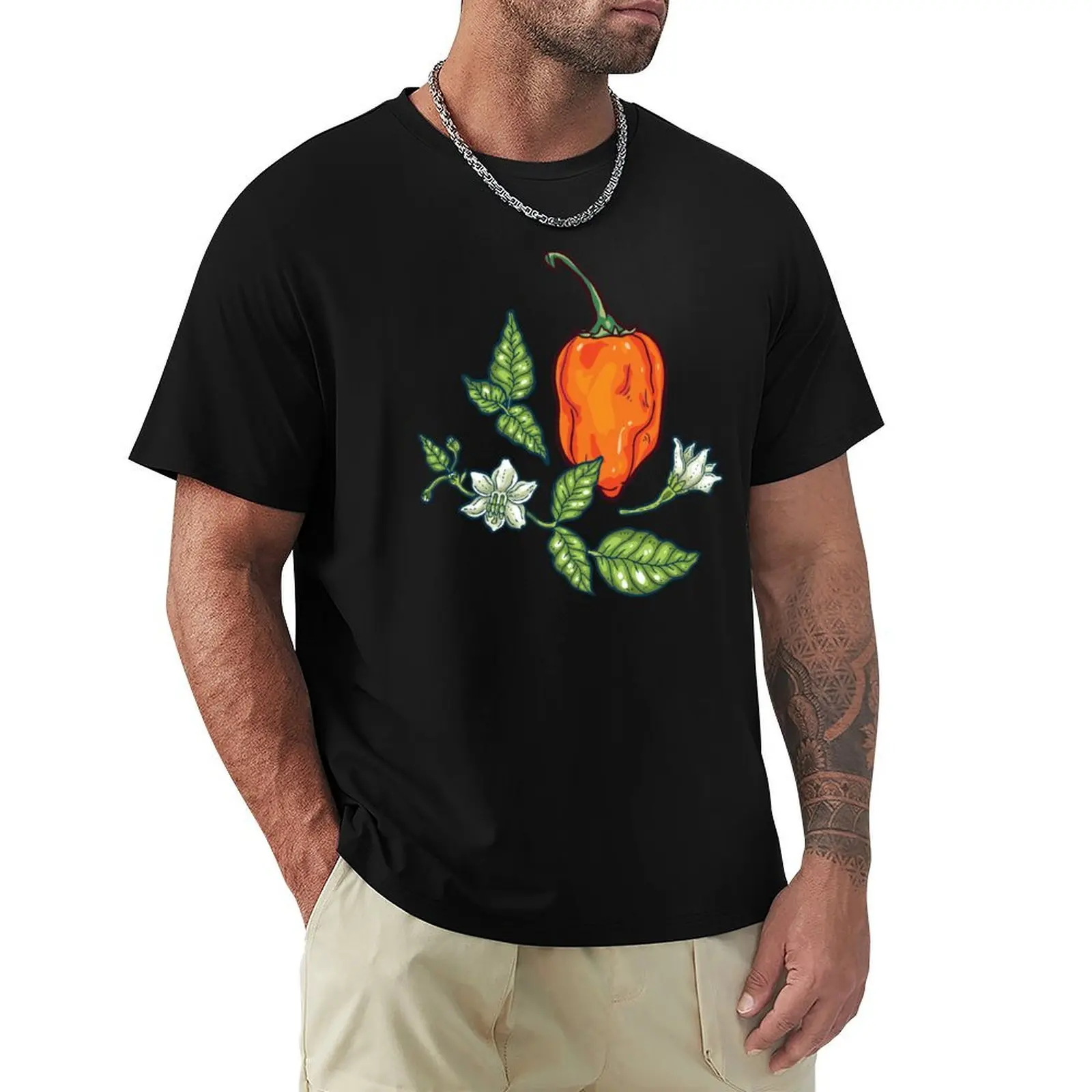 Camiseta hot habanero, camiseta informal para el trabajo