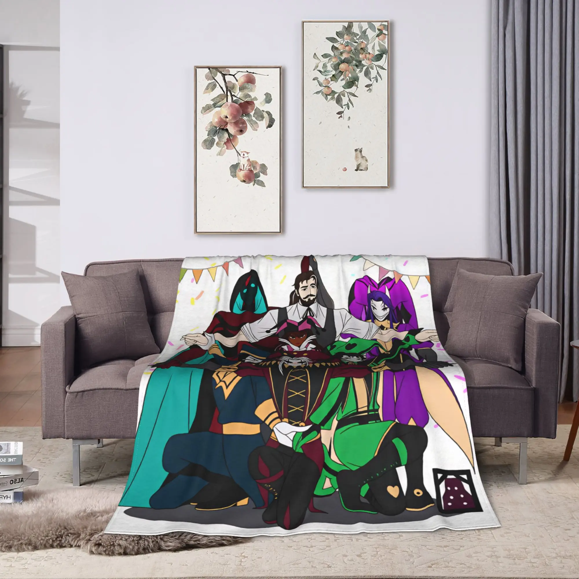 The Freak Circus  Plush Blanket Students  Flannel Bedding Throws For Bedroom Warm Soft Custom DIY Quality Bedspread