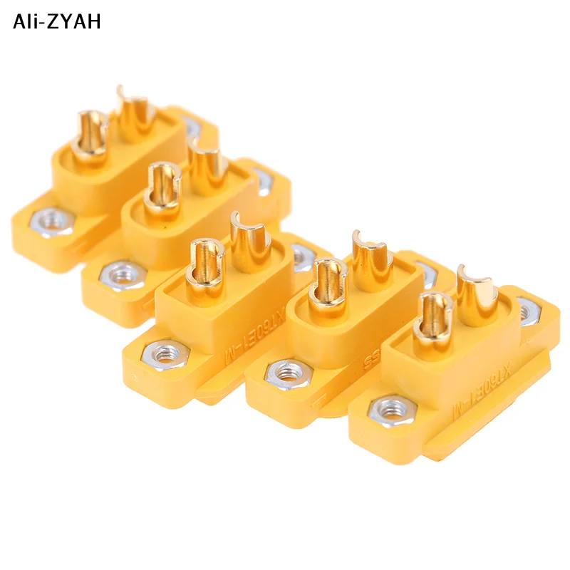 5pcs AMASS XT60E-M Mountable XT60 Male Plug for RC Drone FPV Racing Fixed Board