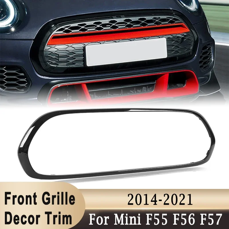 

Front Racing Grille Surround Trims Cover for Mini Cooper F55 F56 F57 One S JCW 2014-2021 Styling Exterior Decoration Trim Ring
