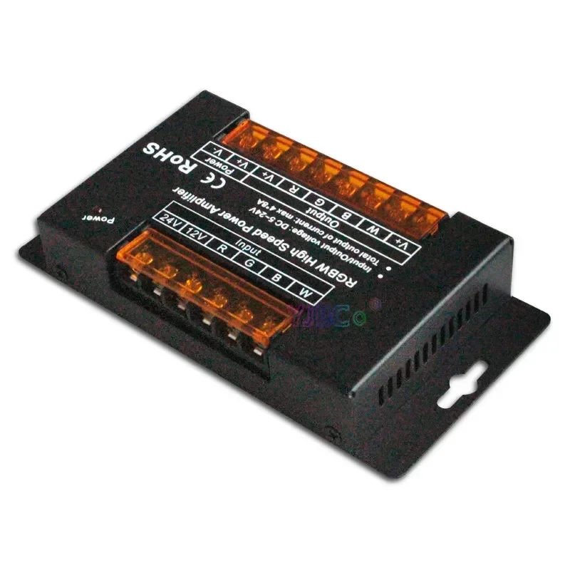 4CH RGBW High Speed Power Amplifier 8A*4 channels 30A suit for PWM control led controller colorful LED Strip Controller