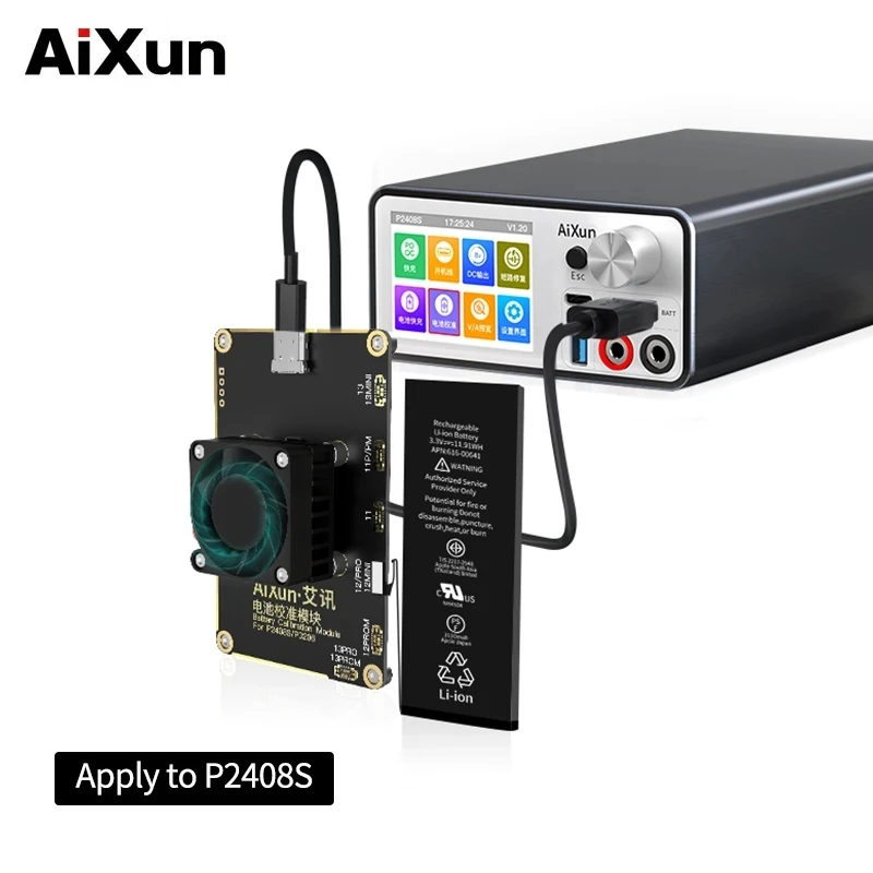 AIXUN P2408S 24V 8A Mainboard Short Circuit Rpair Power Voltage Stabilization for iPhone Android Phones Monitor