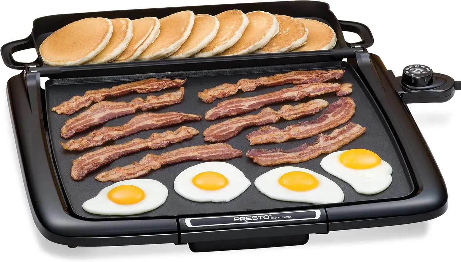 

XL Cool-Touch Electric Griddle with Warmer Plus