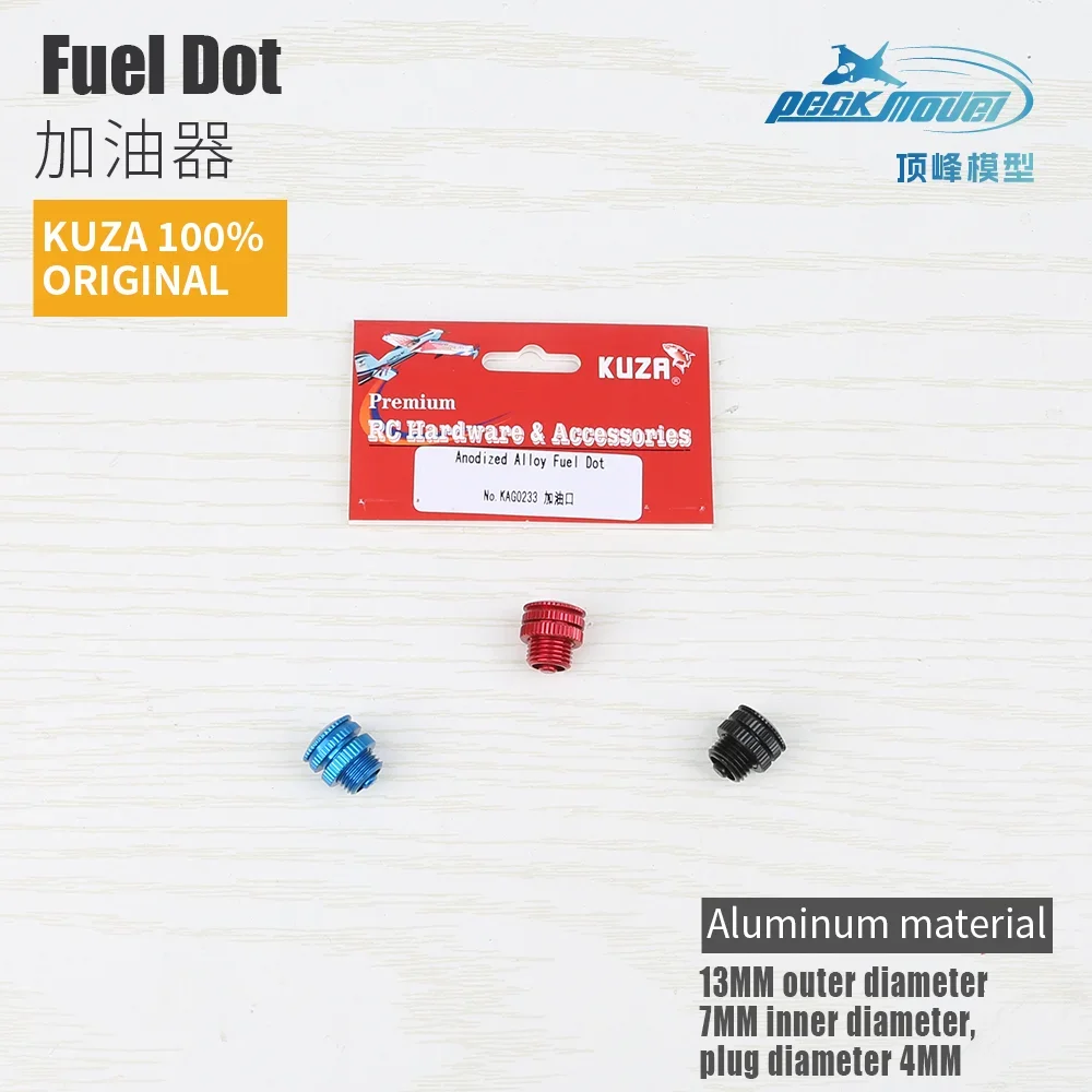 

KUZA MINI Aluminum Fuel Dot /Fuel Plug for RC Model Airplane Boat Gas Nitro Planes .