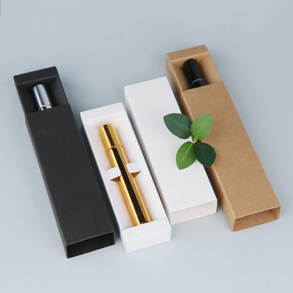 

10ml 20/30pcs Perfume Glass Gold Silver Black Bottle Essential Oil Roller Ball Bottle Portable Refillable With Box