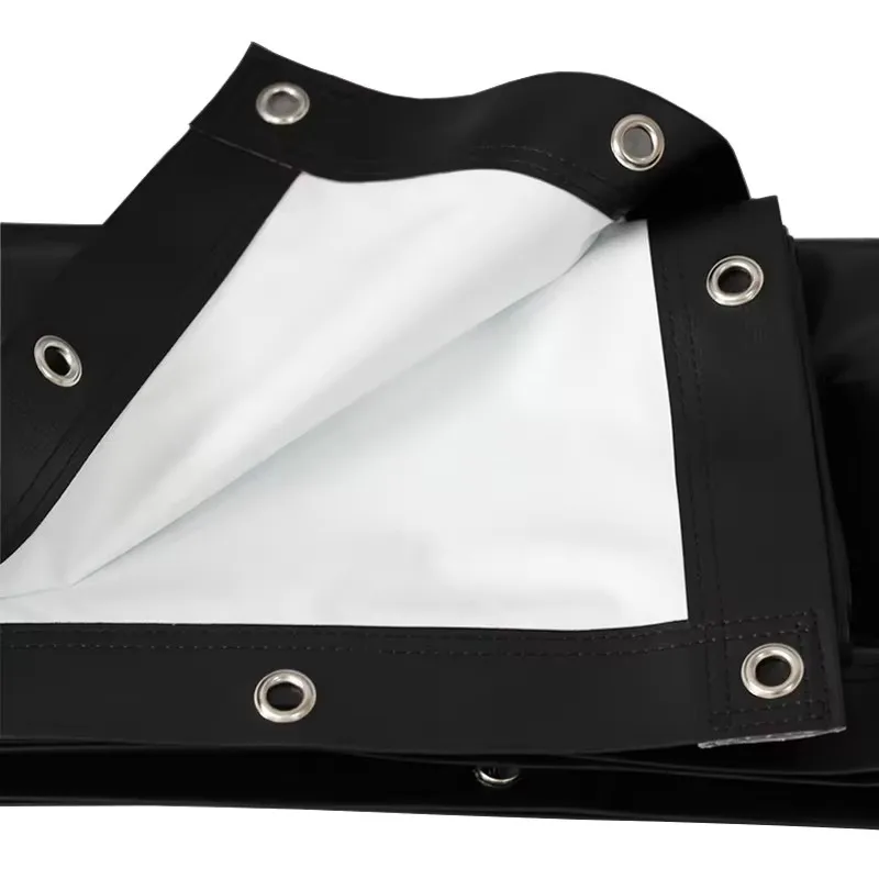 

200 Inch Front Projection High Contrast Simple Portable Projector Screen Fabric Pantalla Projection With Eyelets Matt White 4K