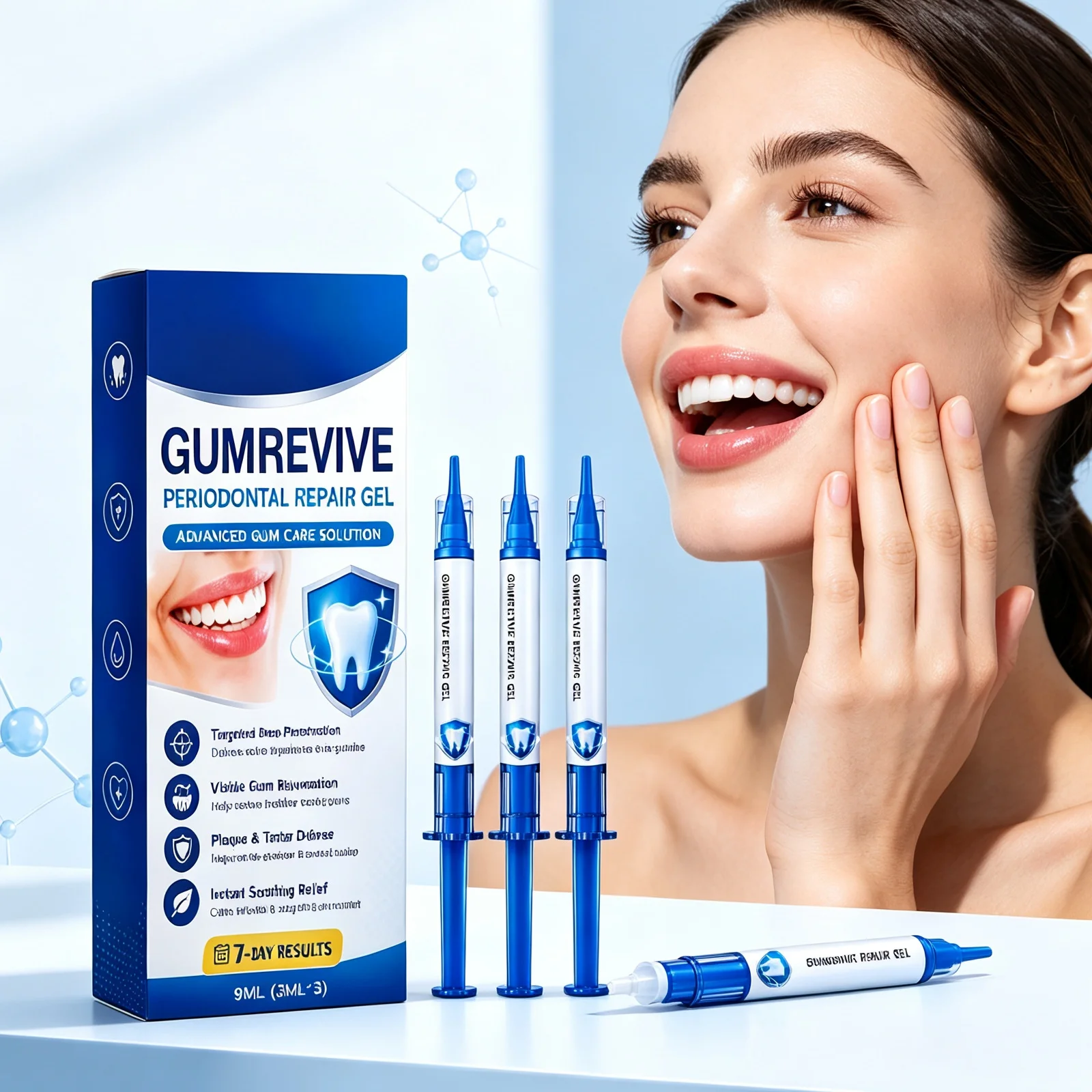 Gum Repair Gel Plaque Remover Relieves Soreness Improve Gingival Inflammation Soothing Gum Discomfort Teeth Care Whitening Serum