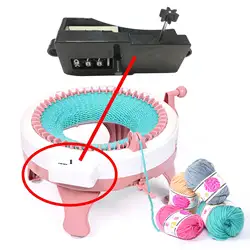 Row Crocheting Counter Loom Accessories Knitting Loom Counter for 48 Needle Knitting Machine for Sweater/Hat/Scarf/Gloves