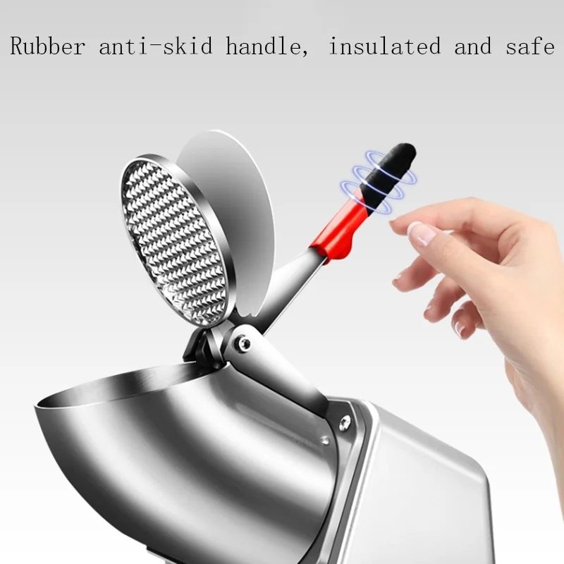 Ice Crusher Commercial Stall Household Small Ice Crusher Automatic Milk Tea Shop Slush Machine Shaved Maker Ice Crusher