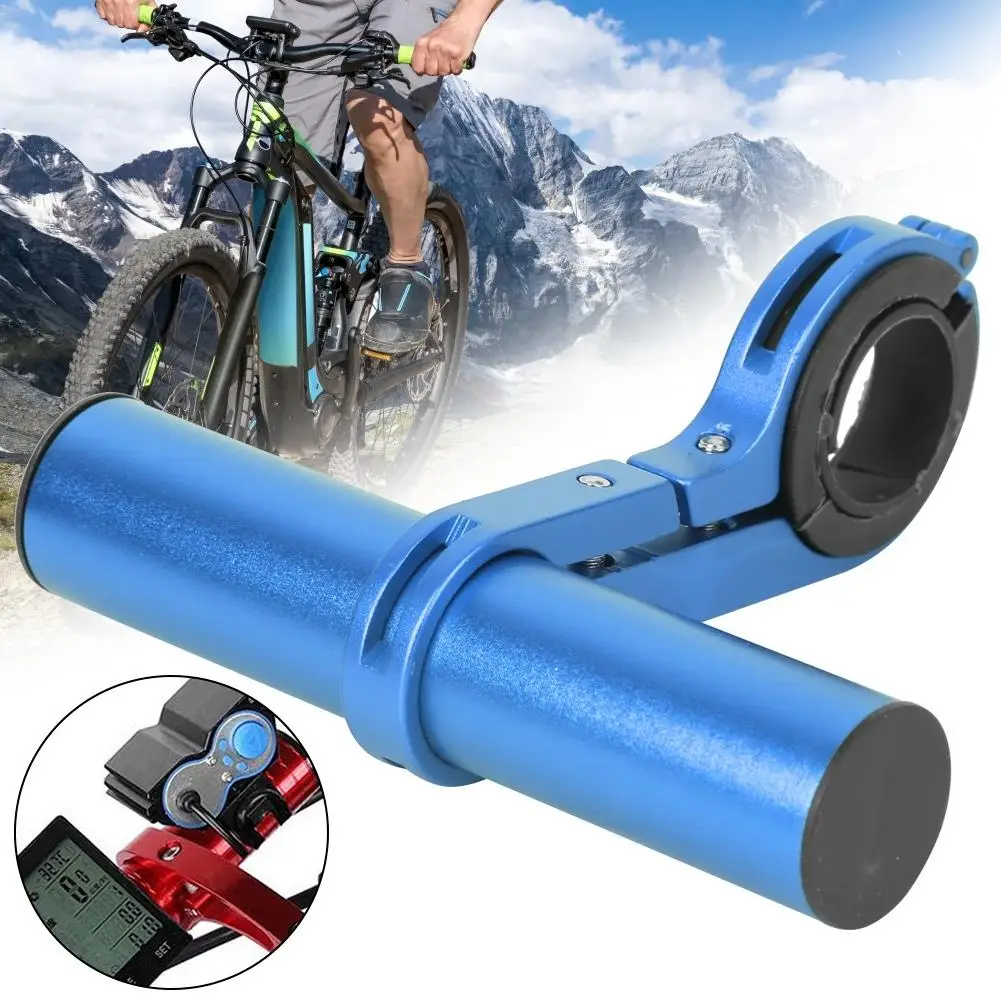 Bike Handlebar Extender Mount Holder for Headlight Flashlight - Cycling Accessory for MTB Road Bike
