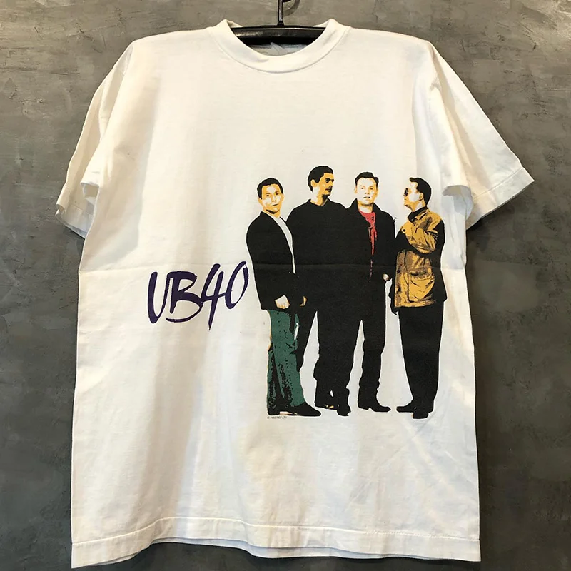 Vintage Reggae Music Band Portrait Trendy Short Sleeve Cotton Feel T-Shirt Unisex Heavyweight Cotton round Neck T-Shirt