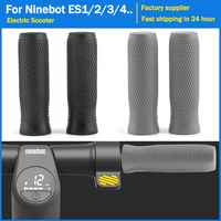 1Pair Handlebar Grips for Ninebot Es1 Es2 Es3 Es4 Electric Scooter Skateboard Non-slip Silicone Hand Handle Cover Cycling Parts