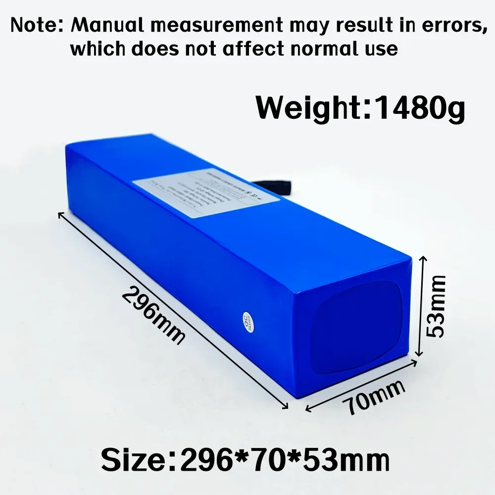 

18650 16S2P Lithium-ion Battery Battery Pack 60V 6800mAh Built-in BMS Rechargeable Battery Suitable for Electric Scooter