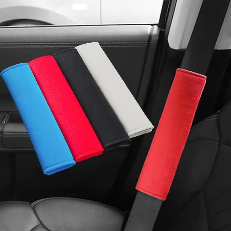 Car Seat Belt Shoulder Pad Soft Comfortable: Universal Fit Adjustable Safety Belt Protector