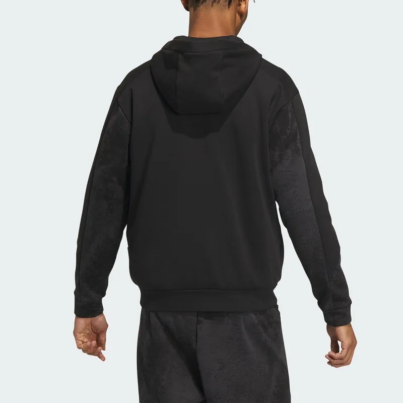 Adidas New Men's Print Splicing Hooded Casual Jacket IP4942