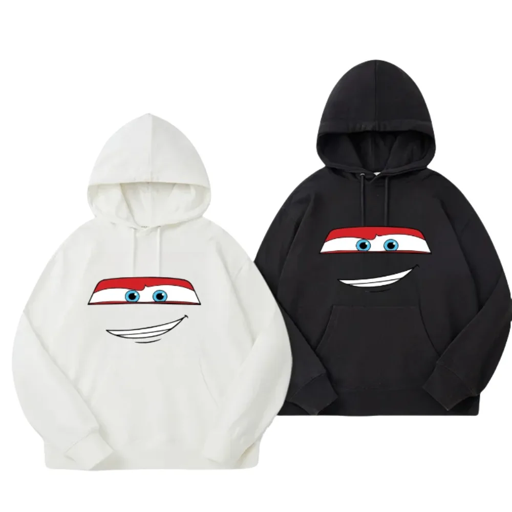 

Осенне-зимняя толстовка с мультяшным принтом Lightning McQueen, новая высококачественная мужская и женская повседневная удобная толстовка с капюшоном