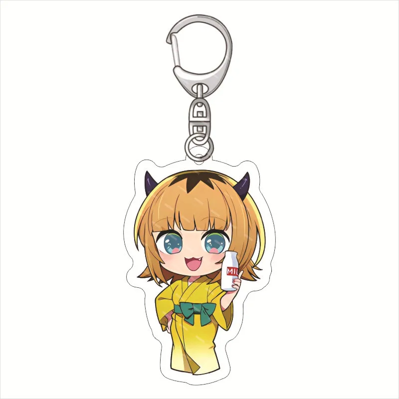 Nette Anime Oshi No Ko Hoshino Akuamarin Acryl Figur Schlüsselbund Kreative Abzeichen Schlüssel Ring Tasche Geschenk Schmuck Cartoon Zubehör