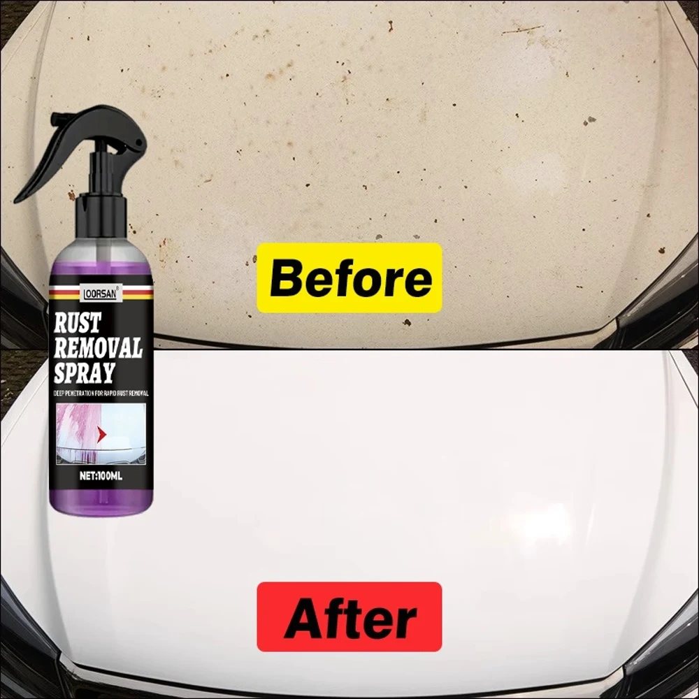 Universal Paint Surface Rust Remover - Quickly Removes Iron Powder Rust, Rapidly Polishes, Does Not Damage the Paint Surface, Su