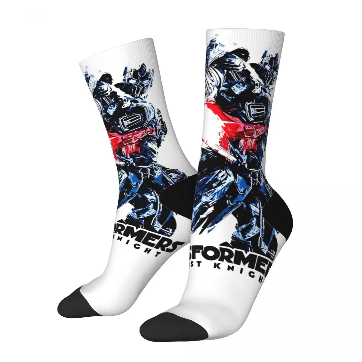 Harajuku Women's Socks Transformers Optimus Knight Accessories Comfortable Sport Socks All Season