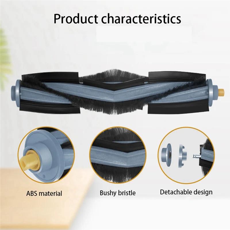 Vacuum Cleaner Accessories Main Brush HEPA Filter Mop Cleaning Cloth Dust Bag Parts For YEEDI KK-AA80