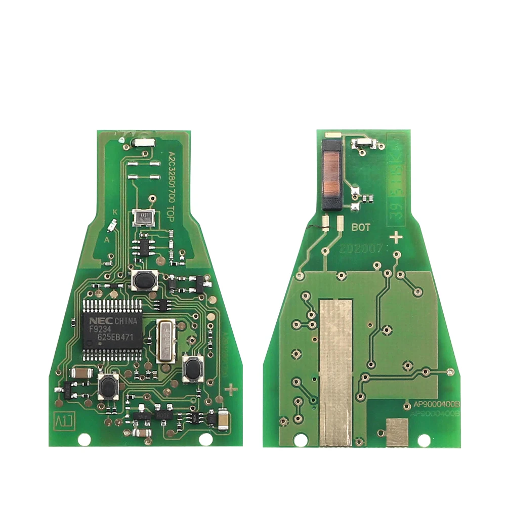 KEYYOU 3 przyciski pilot z kluczykiem samochodowym 433Mhz dla Mercedes Benz B C E ML S CLK CL 3BT kompletna płytka obwodowa sterująca