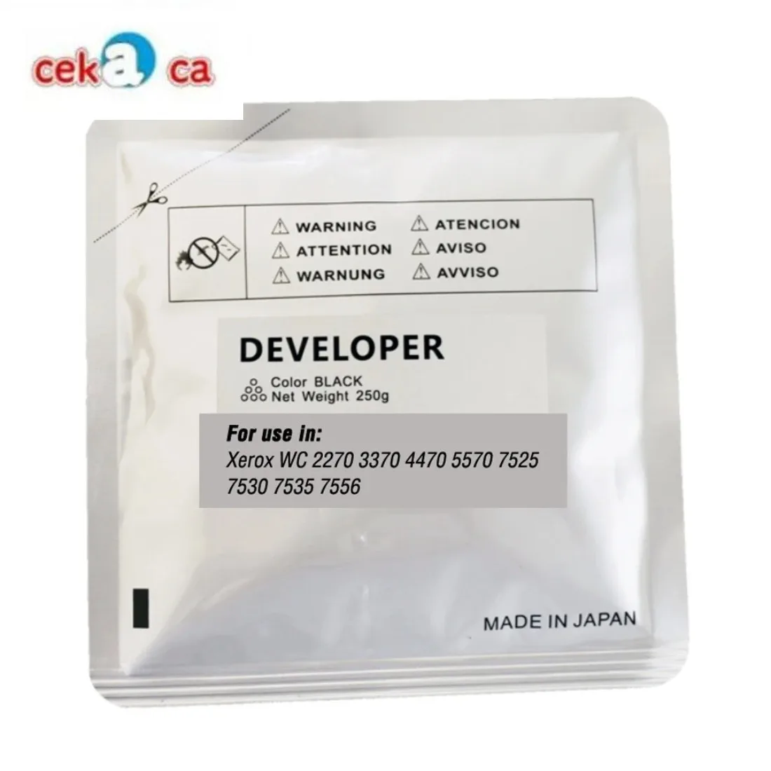 

1 шт. японский разработчик для Xerox WorkCentre 7525 7530 7535 7545 7556 7830 7835 7845 7855 сброс корзины для разработки железного порошка