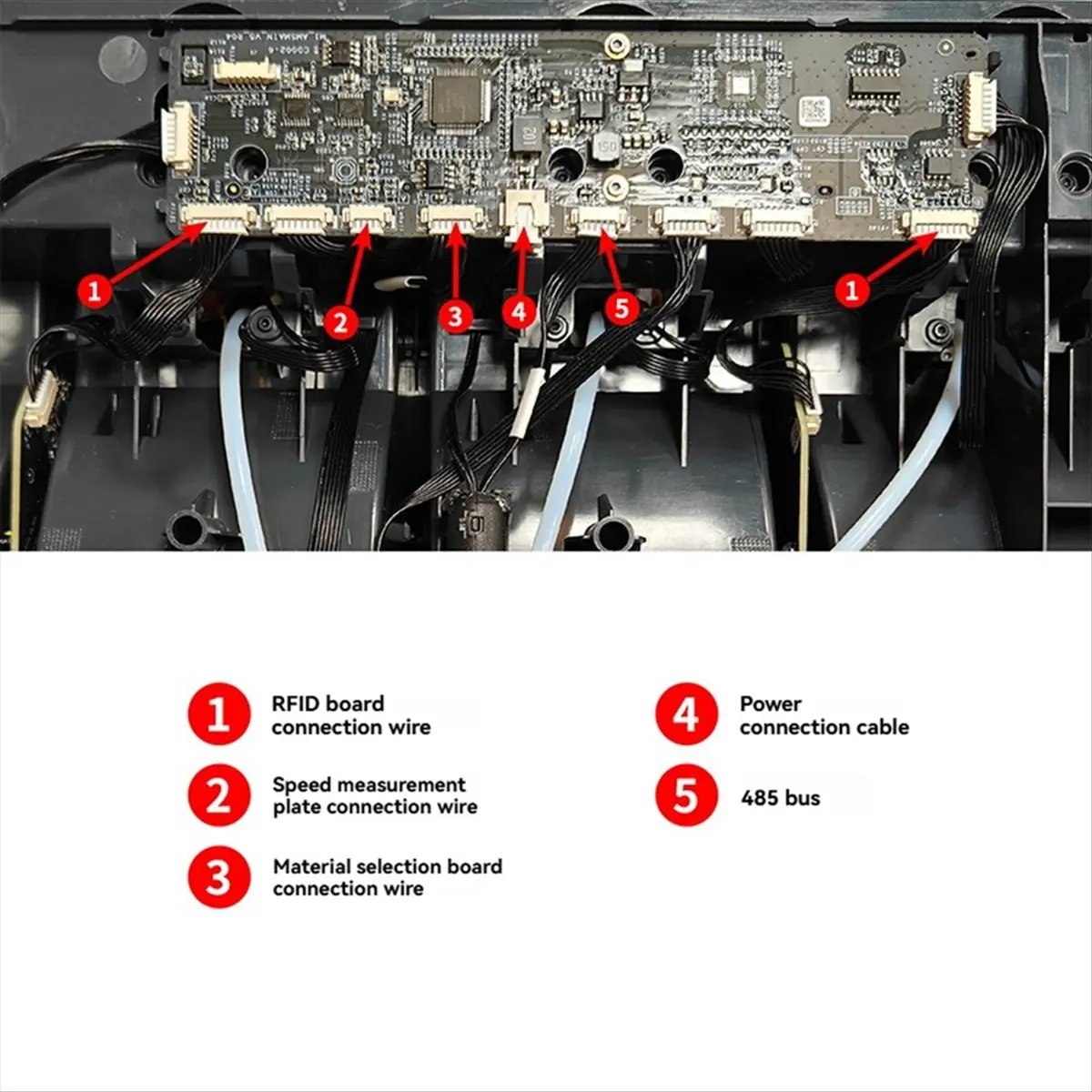 (A32M) 5PCS Cable Pack High Quality Cable 3D Printer Accessories for Bambu Lab X1/P1 Series AMS Speed Test Board Power Cable