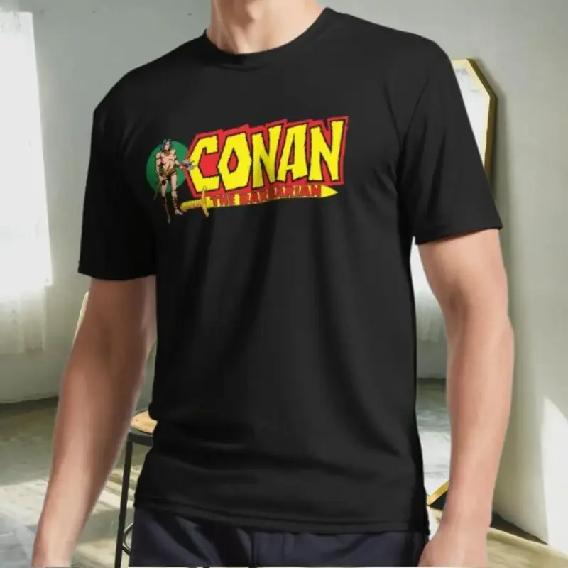 Neues Shirt CONAN THE BARBARIAN TITLE ART REPRO Aktives T-Shirt Lustig Größe S bis 5XL