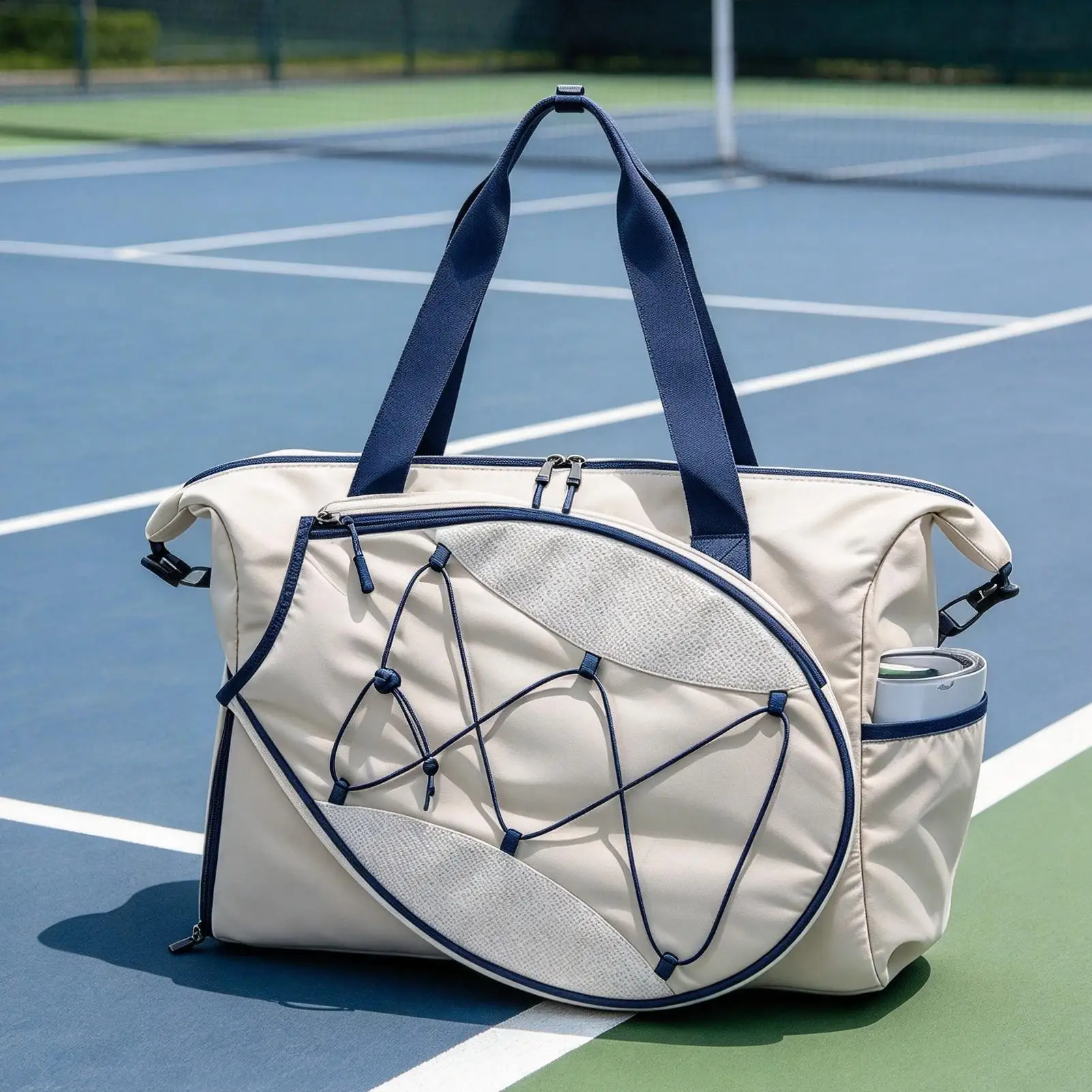 Tennis Bags For Men Holds 2 Rackets Badminton Gear Pocket With Ventilated Shoe Compartment And Wet Pocket Fits 15.6in Laptop