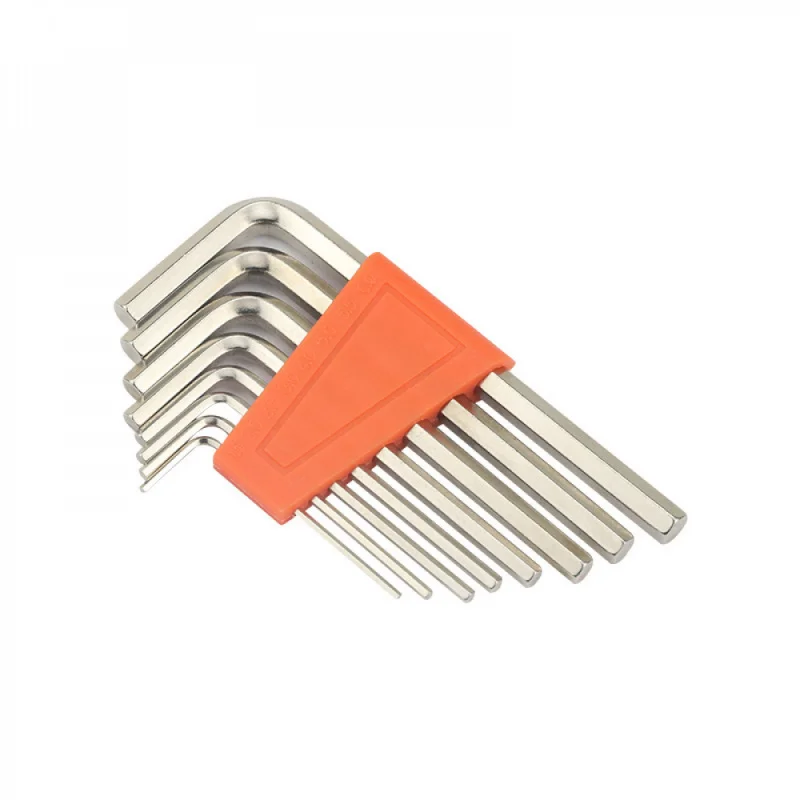 New Sturdy And Durable High Hardness Material Flat Head Hexagonal Small Wrench Eight-Piece Kit Wholesale For Home DIY Tools